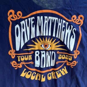 New! Dave Matthews Band 2023 Local Crew Shirt